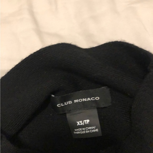 XS club Monaco crop high neckline wool sweater - Picture 2 of 3